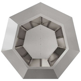 Donica Srebrny 75 x 75 x 60 cm Stal nierdzewna