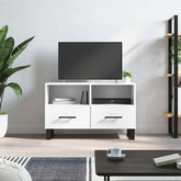 vidaXL Szafka pod TV, biała, 80x36x50 cm, materiał drewnopochodny wariant 13