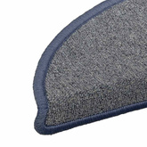 Maty na schody 15 szt. 56x17x3 cm, jasnoszare i niebieskie, półokrągłe