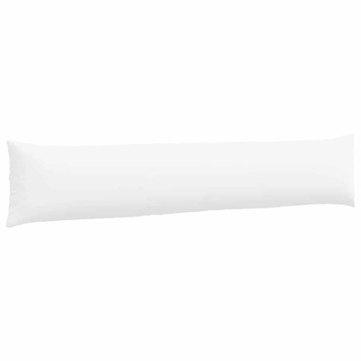 Poduszki na sofę 2 pcs Biały 200 x 40 cm tkanina