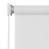 vidaXL Roleta zewnętrzna, biała, 60x140 cm, HDPE