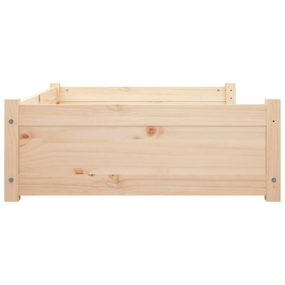 Legowisko dla psa, 95,5x65,5x28 cm, lite drewno sosnowe vidaXL