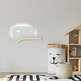 Kinkiet LED 5W dla dziecka miętowy z półką Console 21-75680