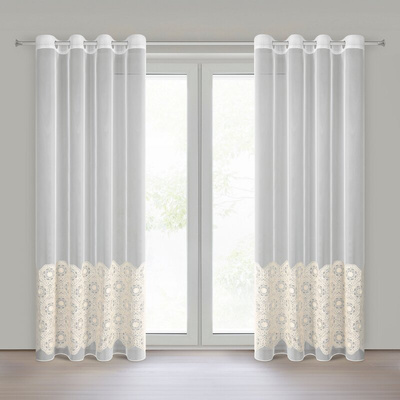 Firana Liza beżowa 140x250