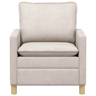 Sofa kremowy 76 x 81 x 87,5 cm Poliester