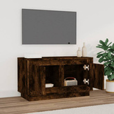 vidaXL Szafka pod TV, przydymiony dąb, 80x35x45 cm
