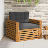Sofa na zewnątrz Lite drewno akacjowe i poliester