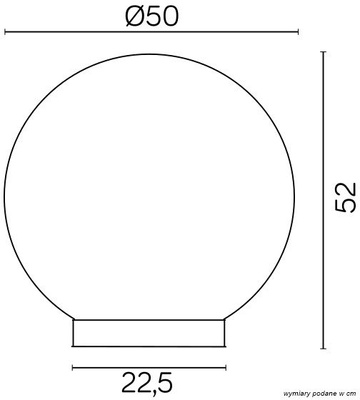 Kula ogrodowa G 500 Z