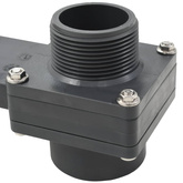 Zasuwowy zawór basenowy, 2 szt., 1,5"