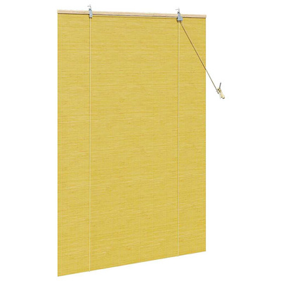 Roleta żółty 110 x 160 cm Bambus
