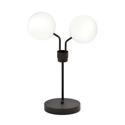 Lampka nocna  NOVA LN2 BLACK/OPAL