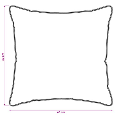 Poduszka 2 pcs Biały 40 x 40 cm Włókno bambusowe