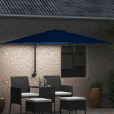 Parasolka ogrodowa 248,5 x 247,5 x 160 cm Poliester i Stal