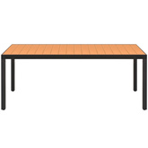 9-częściowy zestaw mebli ogrodowych, rattan PVC, czarno-brązowy