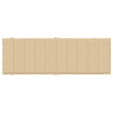 vidaXL Poduszka na leżak, beżowy melanż, 186x58x3 cm, tkanina