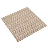 Dywan 20 pcs Beżowy w paski 50 x 50 cm 100% polipropylen