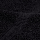 Ręczniki premium SOLUND, 10 szt., czarne, 80x200 cm, 600 g/cm?