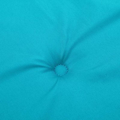 vidaXL Poduszki na krzesła ogrodowe, 2 szt., turkusowe, 40x40x3 cm
