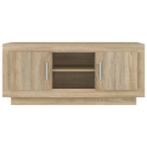 vidaXL Szafka pod TV, dąb sonoma, 102x35x45 cm materiał drewnopochodny