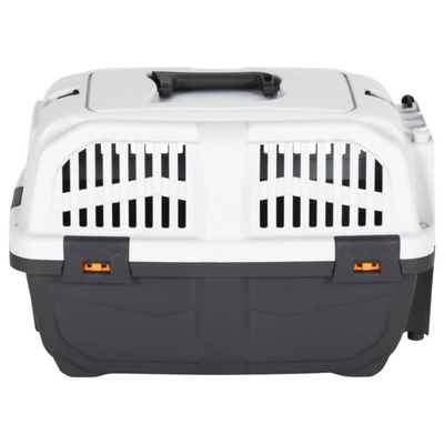 vidaXL Transporter dla zwierząt z metalowymi drzwiczkami 48x31,5x31 cm
