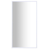 vidaXL Lustro, białe, 100x60 cm