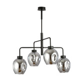 Lampa wisząca LUKKA 4 BLACK/GRAFIT