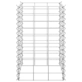 Wysokie donice gabionowe, 3 szt., 30x30x50 cm, żelazo