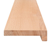 Nakładki na schody 2 szt. 120 x 25 x 2 cm naturalny