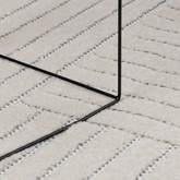 Dywany pokojowe Kwadrat PALMERAS Kremowy 120 x 120 cm Poliester