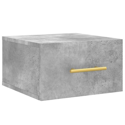 vidaXL Wiszące szafki nocne, 2 szt., szarość betonu, 35x35x20 cm model standard