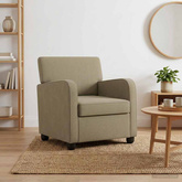 Fotel Khaki Welur