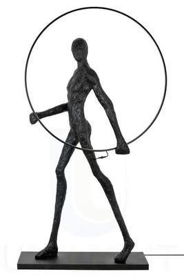 Lampa podłogowa HUMAN ROUND  włókno szklane