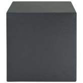 Sejf Z blokadą ciemno szary 35 x 25 x 25 cm Stal