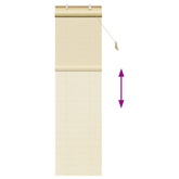 Roleta naturalny 40 x 220 cm Bambus