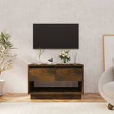 vidaXL Szafka pod TV, przydymiony dąb, 70x41x44 cm