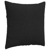 Poduszki na sofę 2 pcs Czarny 80 x 80 cm tkanina