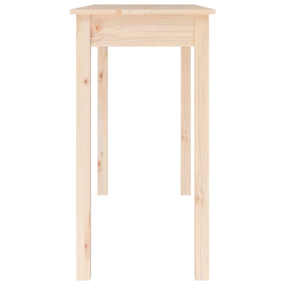 Stolik konsolowy, 110x40x75 cm, lite drewno sosnowe