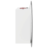 Szafka łazienkowa z lustrem i LED, biała, 54x54x17,5 cm
