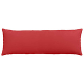 Poduszki na sofę 2 pcs Czerwony 120 x 40 cm tkanina