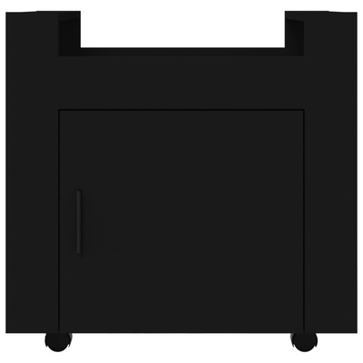Szafka pod biurko, czarna, 60x45x60 cm, materiał drewnopochodny vidaXL