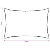 Poduszka 2 pcs Biały 70 x 90 cm Włókno bambusowe