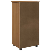 Rolkowa szafka 53 x 39 x 103 cm Lite drewno sosnowe