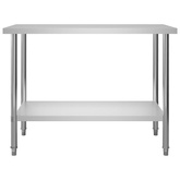 Kuchenny stół roboczy, 120x60x85 cm, stal nierdzewna