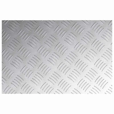 Stopień Prostokątny 2 pcs Srebrny 60 x 40 cm Aluminium