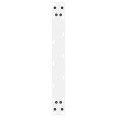 Nogi do stolika kawowego Białe 2 szt. 60x(42-43) cm Stal