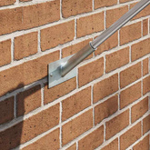 Uchwyt na maszt flagowy Srebrny 13 x 6 x 0,2 cm Stal