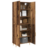 Highboard Stare drewno 69,5 x 34 x 180 cm Drewno inżynieryjne