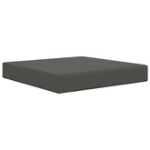 Poduszka do sofy na zewnątrz Antracyt 60 x 60 x 8 cm Poliester