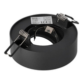 Punktowa oprawa sufitowa wpuszczana SKAND 1 MINI Black IP20 okrągła czarna EDO777127 EDO Solutions