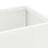 Stojak na Parasol Deszczowy Biały 15,5 x 15,5 x 49 cm Stal